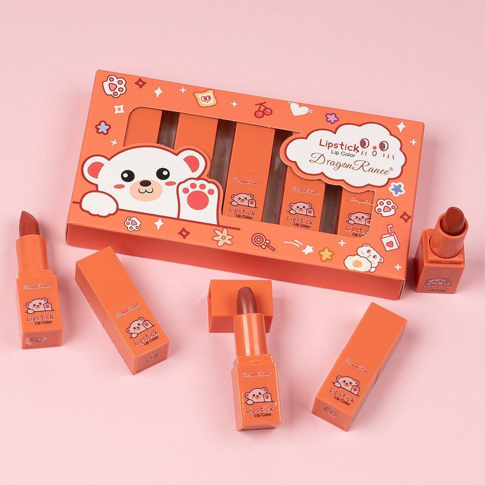 Set 5 Rujuri Mate Ranee Matte Lipstick #01 - 4 | YEO