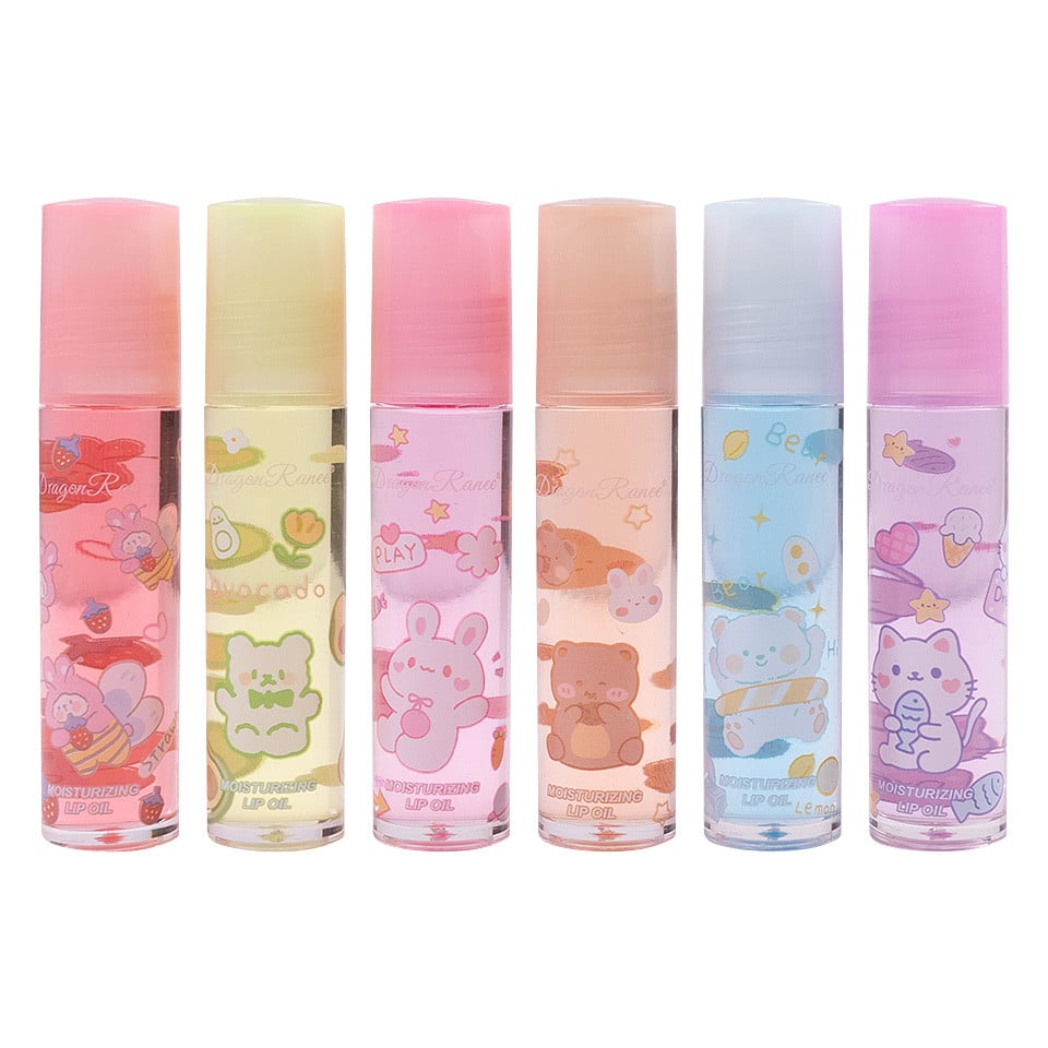 Ulei de Buze Ranee Fruit Lip Oil, set 6 buc #A - 1 | YEO