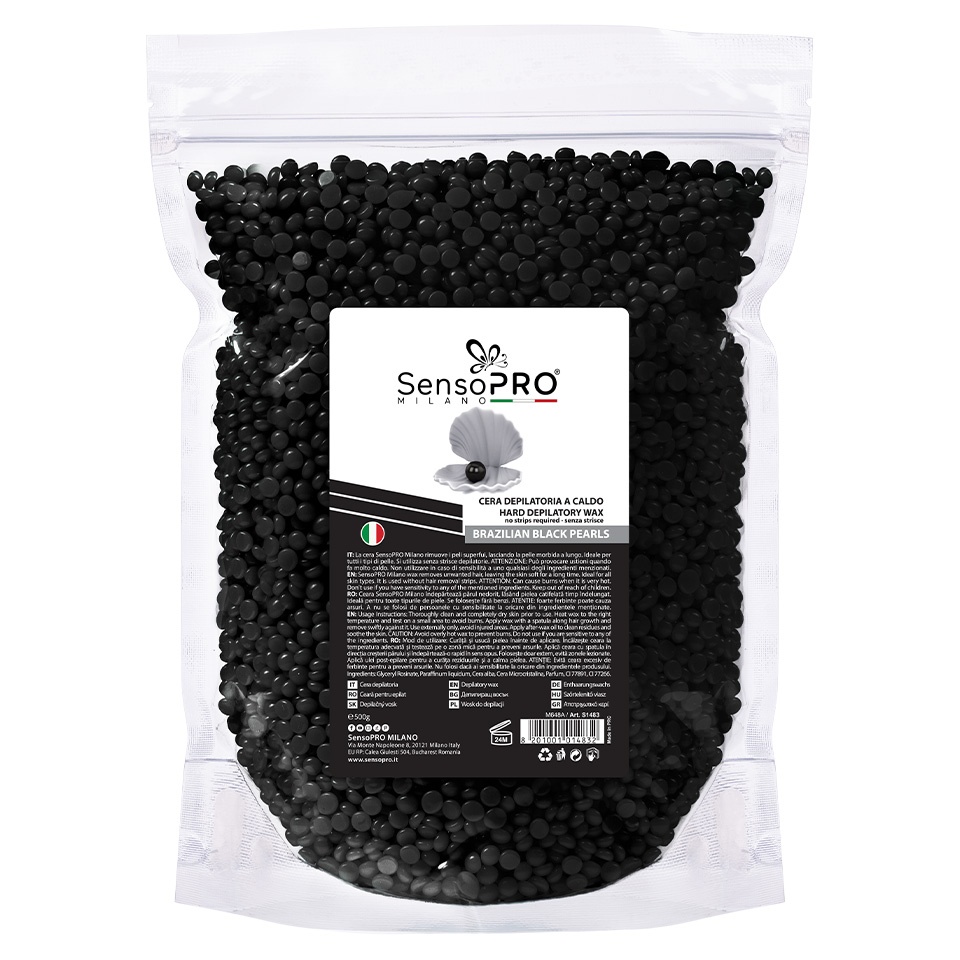 Ceara Epilat Elastica Granule SensoPRO Milano Brazilian Black Pearls, 500g