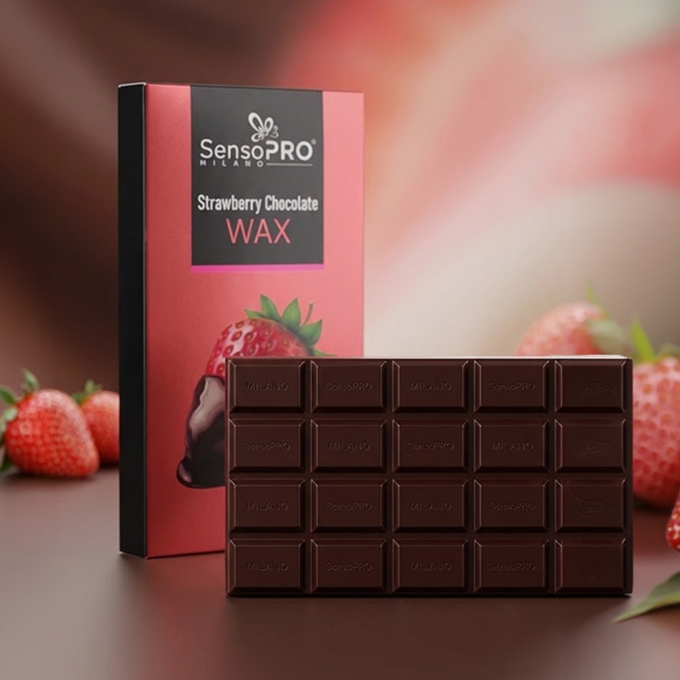 Ceara Epilat Elastica SensoPRO Milano Strawberry Chocolate, 400g - imagine 3