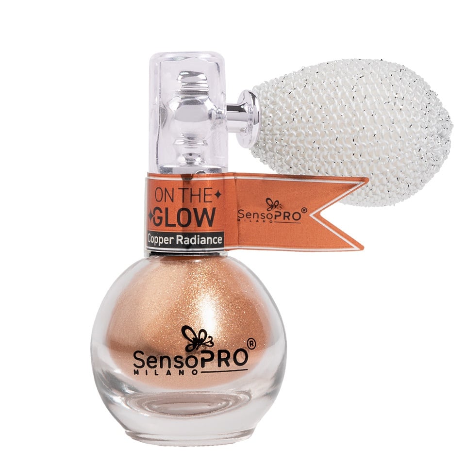 Iluminator Pudra cu Pompita On the Glow SensoPRO Milano, Copper Radiance