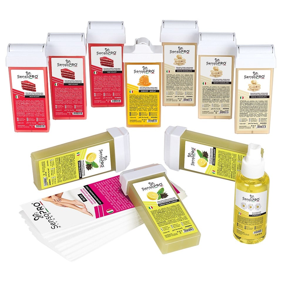 Kit Epilare Ceara Consumabile SensoPRO Red Velvet