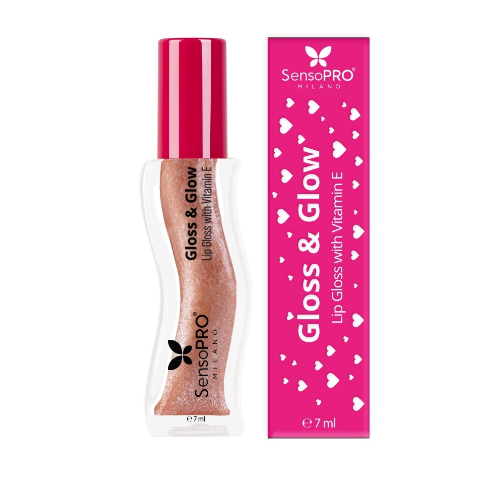 Luciu de Buze Gloss & Glow SensoPRO Milano - Honey Drop — imaginea 5