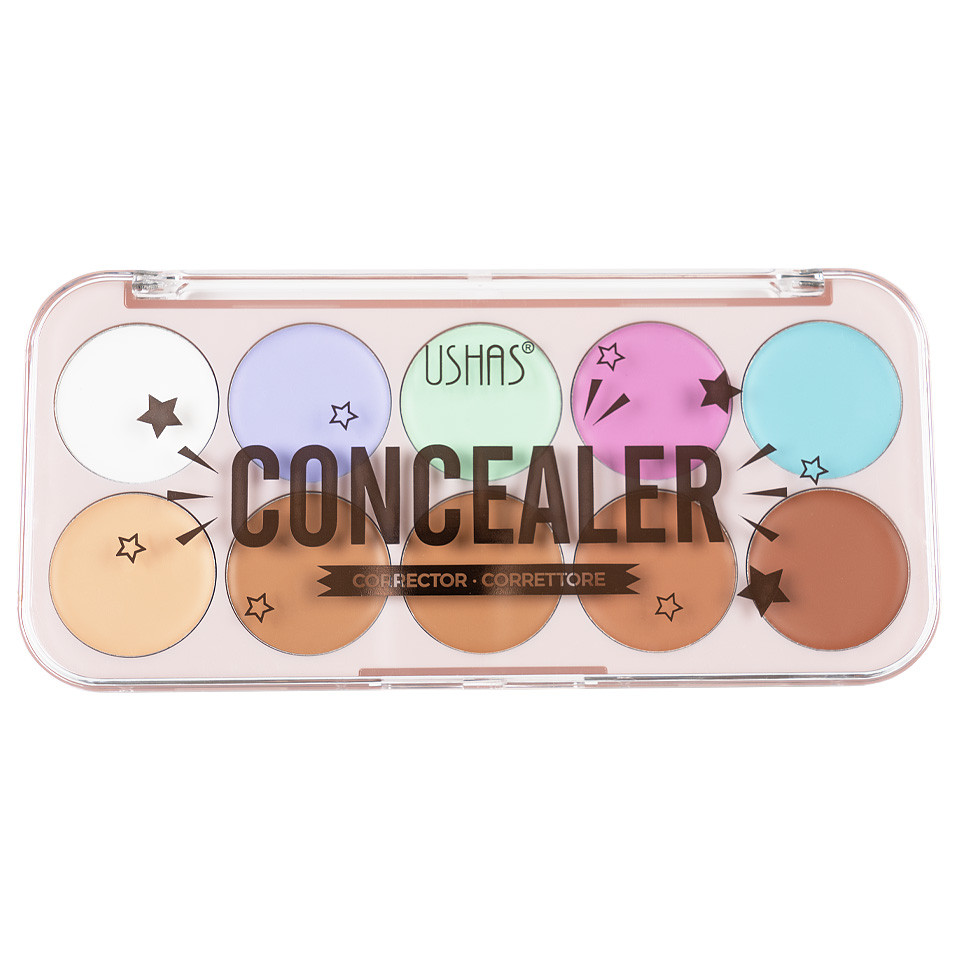 Paleta Concealer & Contouring 10 culori Ushas #B - 1 | YEO