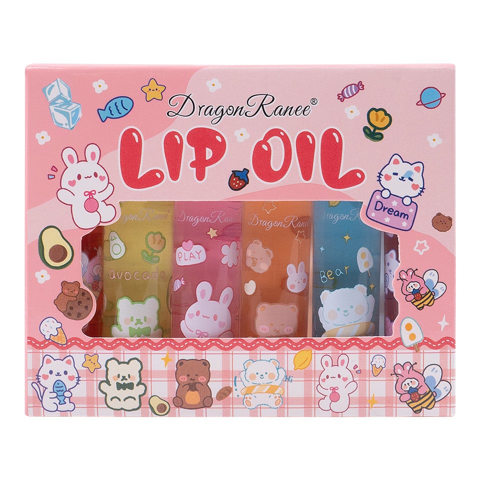 Ulei de Buze Ranee Fruit Lip Oil, set 6 buc #A - 2 | YEO