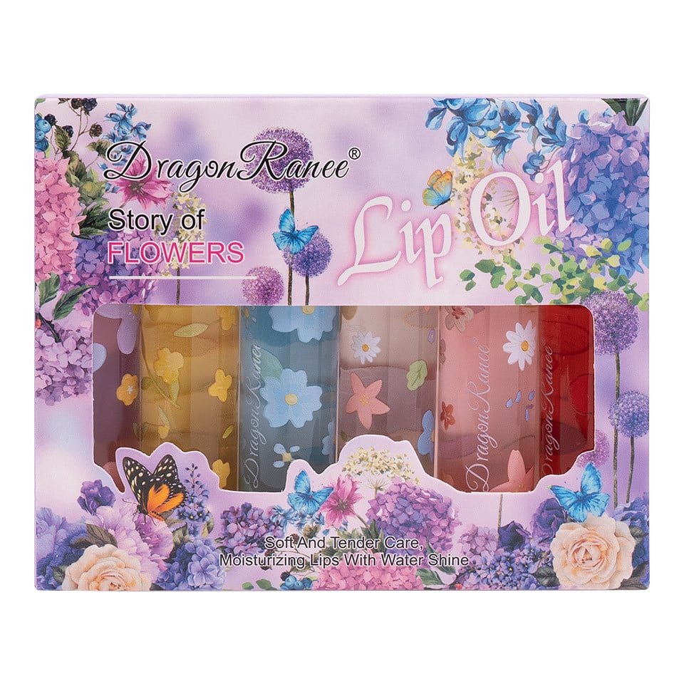 Ulei de Buze Ranee Story of Flowers Lip Oil, set 6 buc - 2 | YEO