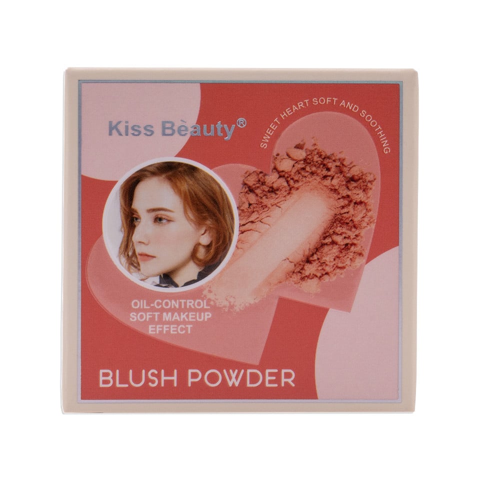 Blush Pudra cu Aplicator Kiss Beauty 04 - 1 | YEO