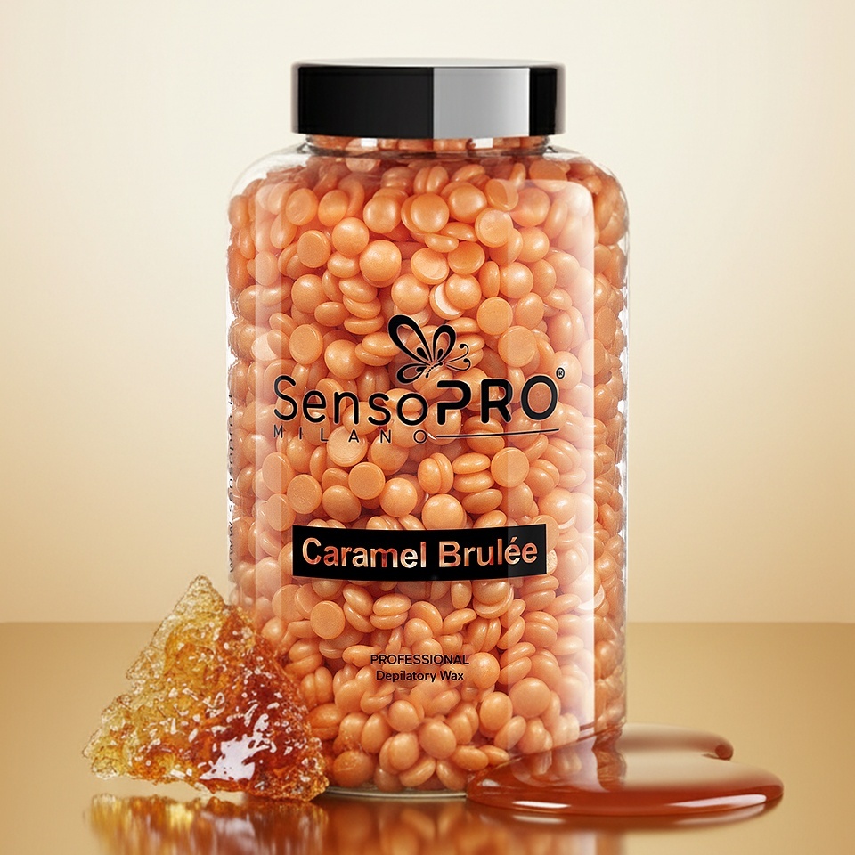 Ceara Epilat Elastica SensoPRO Milano Caramel Brulee, 400g - imagine 3