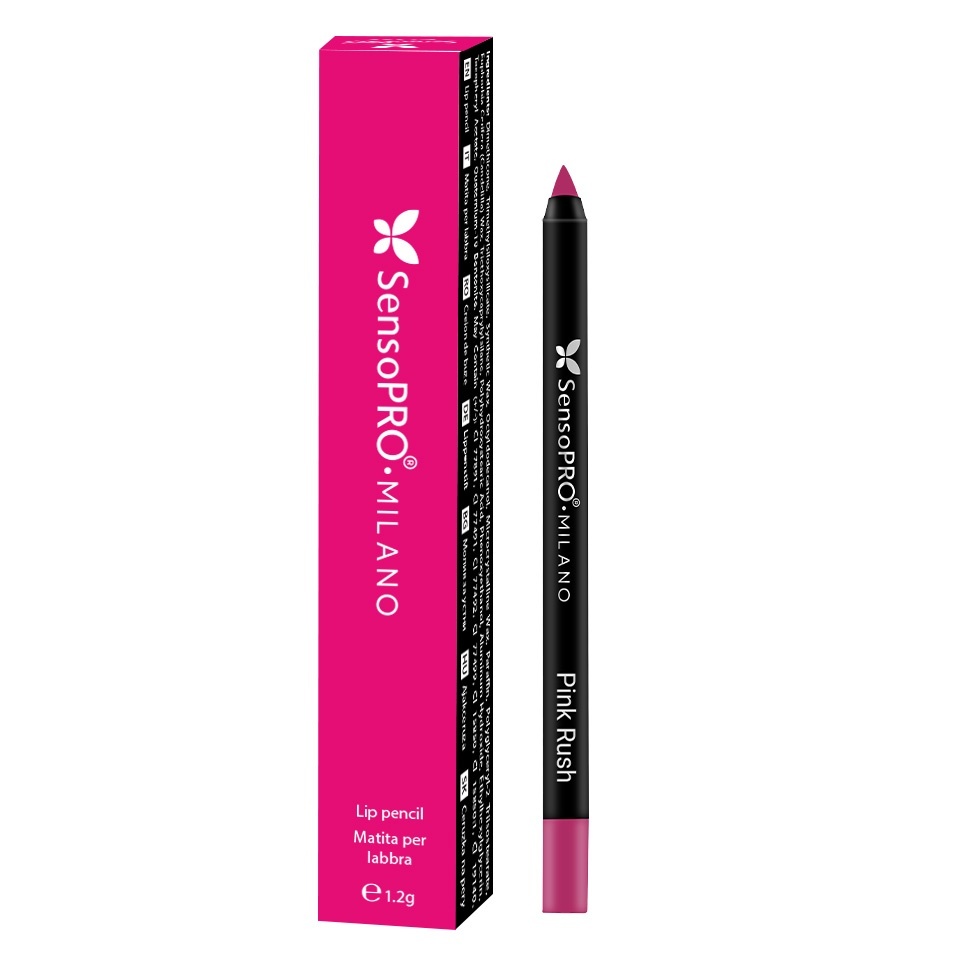 Creion de buze waterproof SensoPRO Milano, Pink Rush - imagine 4