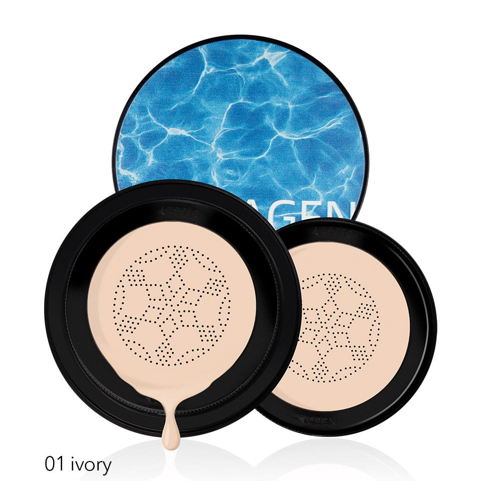 Fond de Ten BB Cream Air Cushion 2 in 1 Angeala, #01 Ivory - 1 | YEO