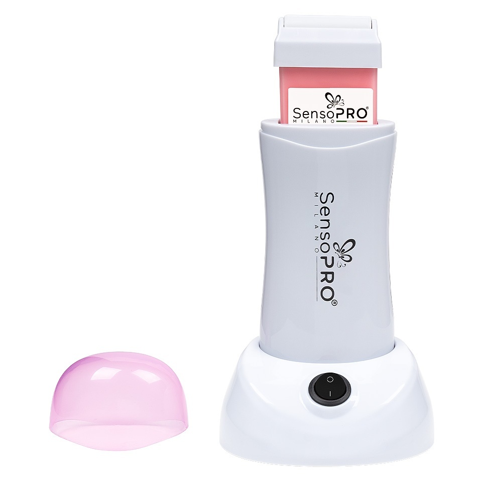Incalzitor Ceara Epilare cu Suport WAX EXPERT PRO - SensoPRO Milano, Roz - imagine 5