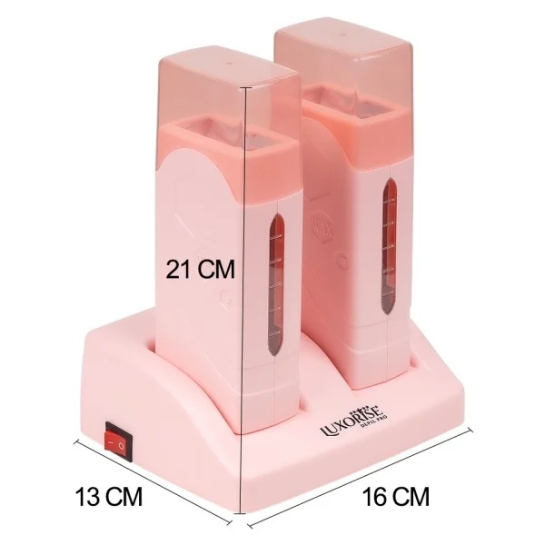 Incalzitor Ceara Epilare Double Exclusive Care - LUXORISE, Roz - imagine 4