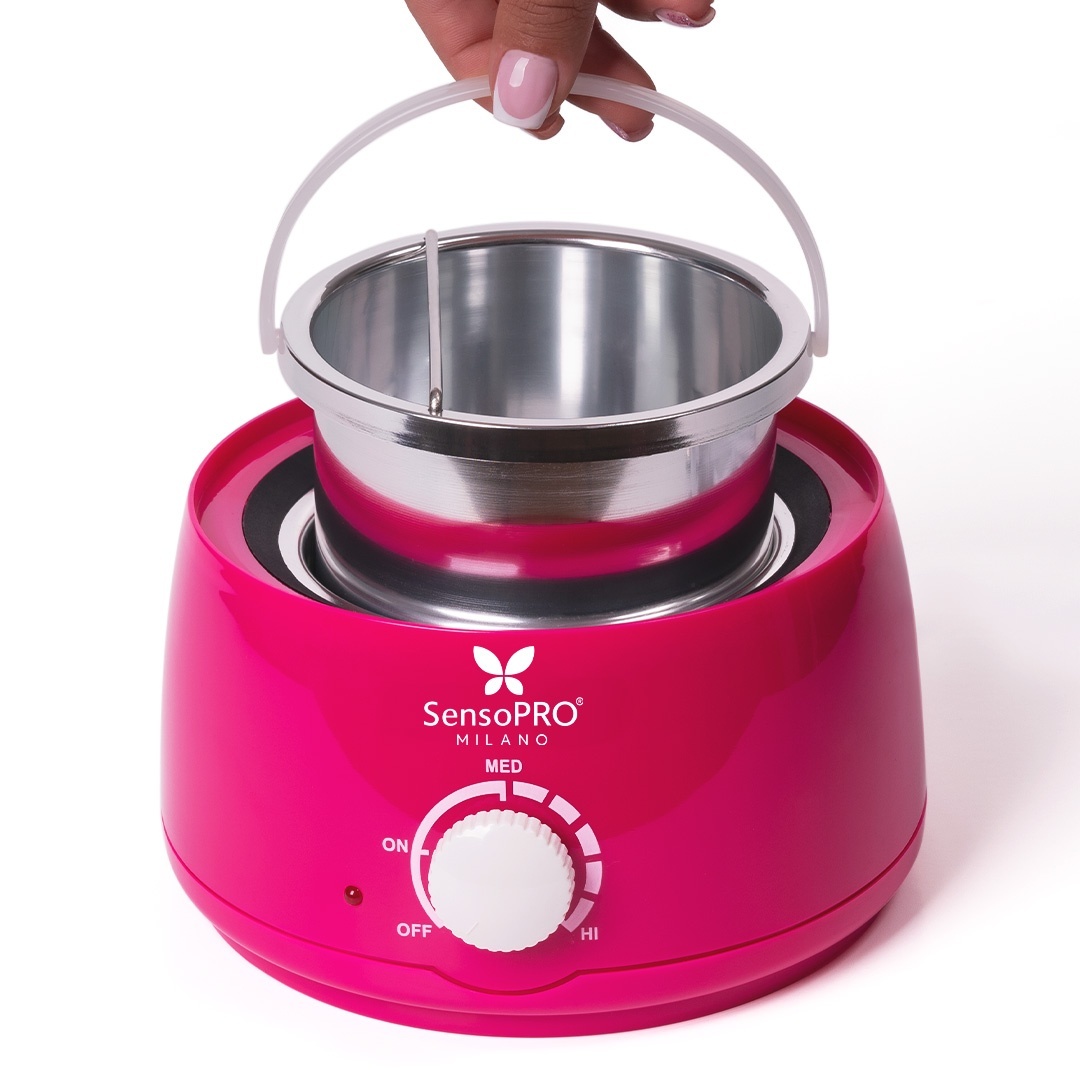 Incalzitor Ceara Epilare PRO WAX 150 - SensoPRO Milano 500ml, Roz - imagine 6