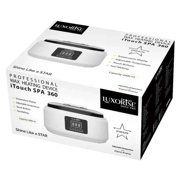 Incalzitor Parafina iTouch SPA 360 - LUXORISE 2000ml, Alb - imagine 3