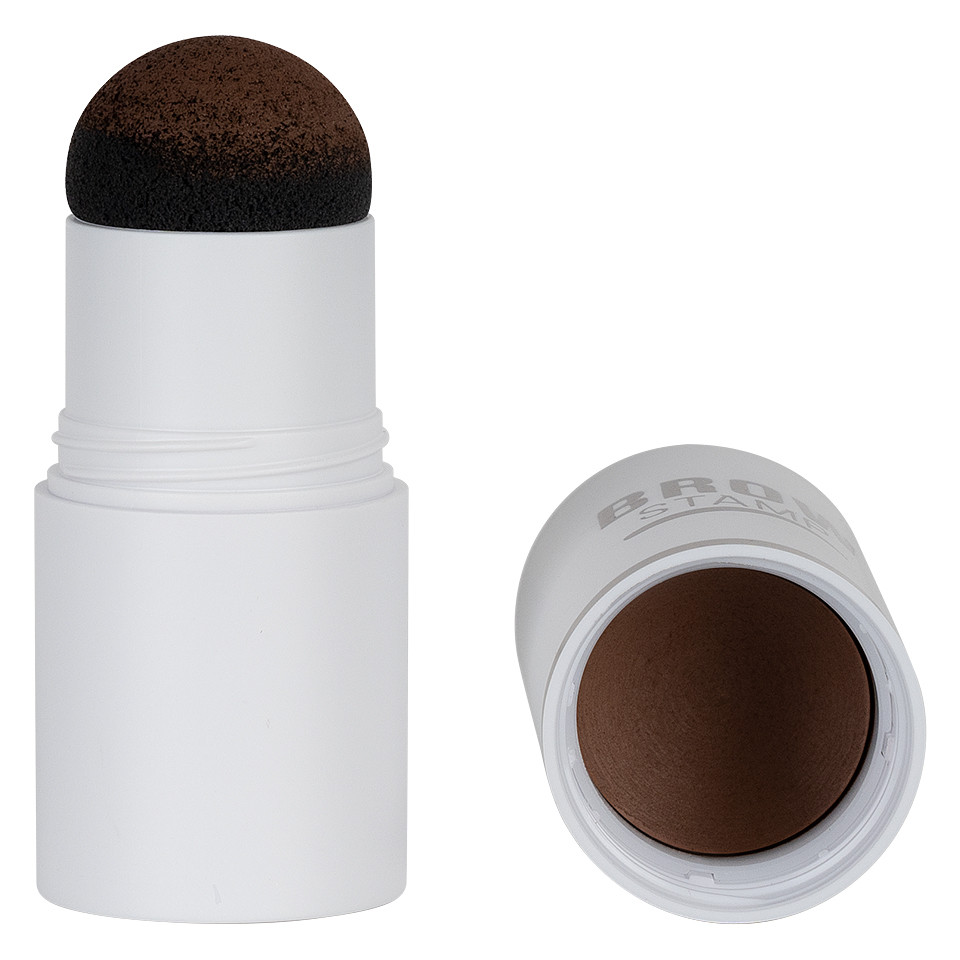 Kit Stampila Sprancene + Sabloane Kiahbeaute Brow Stamp #02 - Medium Brown