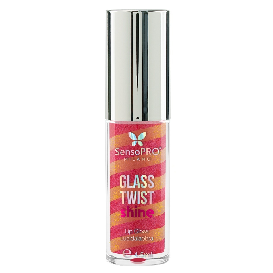 Luciu de buze Glass Twist Shine SensoPRO Milano, Yell Pink - imagine 2