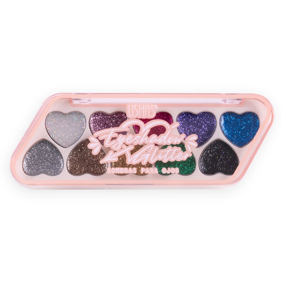 Paleta Glitter Eyeshadow Ushas #01 - 1 | YEO