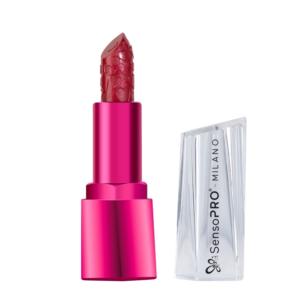 Ruj cu Sclipici Disco Kiss SensoPRO Milano - Electric Cherry - 2 | YEO