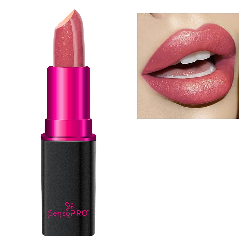 Ruj sidefat Glossy Shine SensoPRO Milano - Rose Quartz