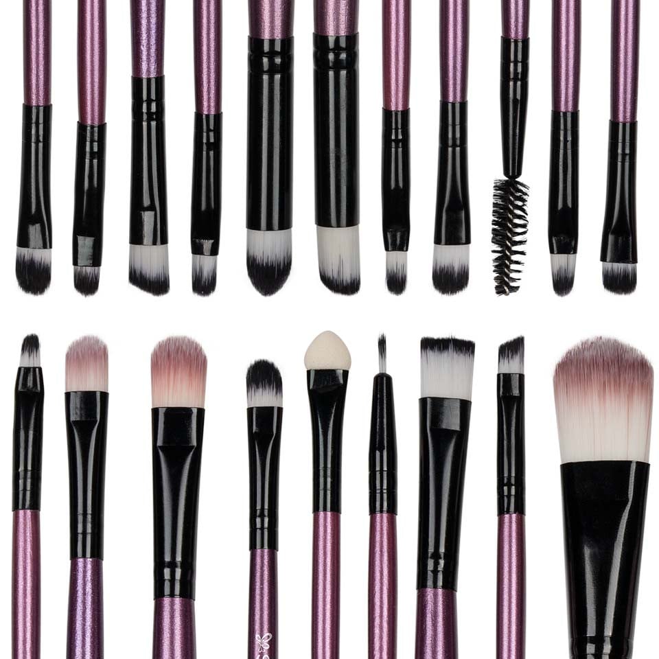 Set 20 Pensule Machiaj Profesionale SensoPRO Milano Travel Mauve + CADOU - 3 | YEO