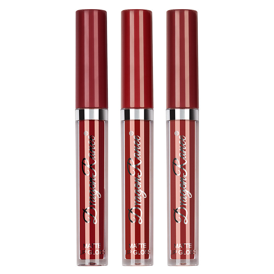 Set 3 Rujuri Lichide Mate Ranee Matte Liquid Lipstick, C