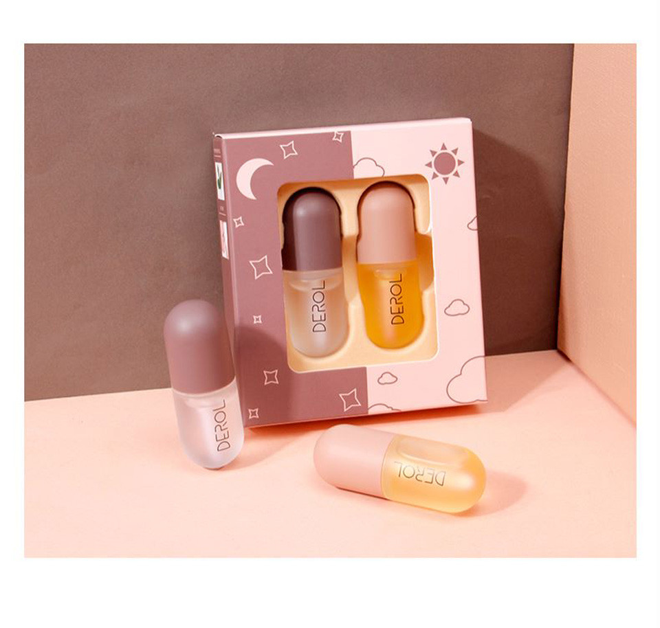 Set Lip Plump Day And Night Double Effect Derol Lip Plumper - 2 | YEO