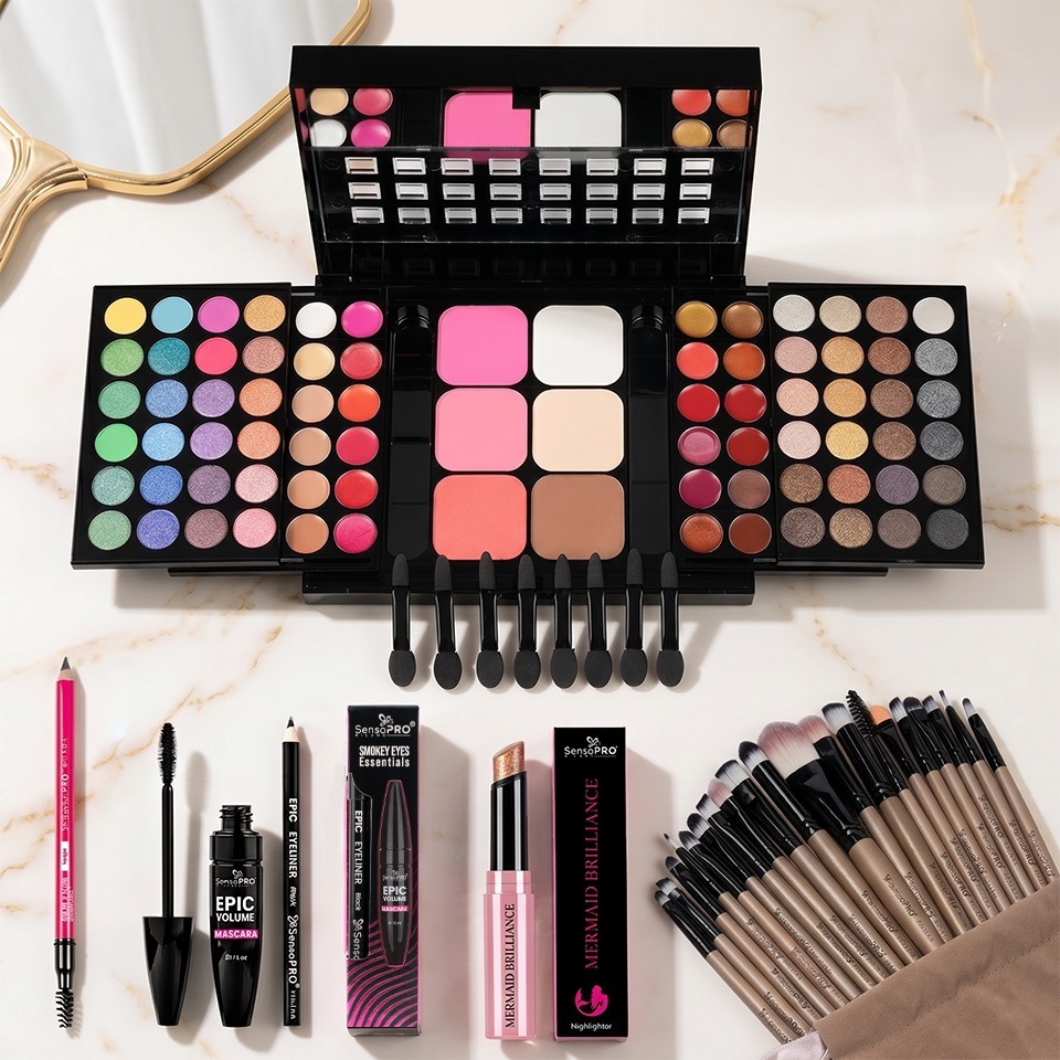 Set Machiaj Back to Beauty SensoPRO Milano + CADOURI – imagine 2