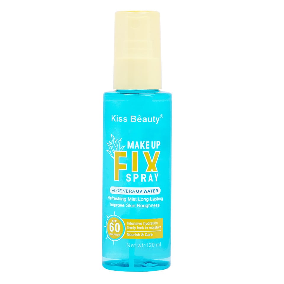 Spray Fixare Machiaj SPF 60 Aloe Vera, Kiss Beauty 120ml - 2 | YEO