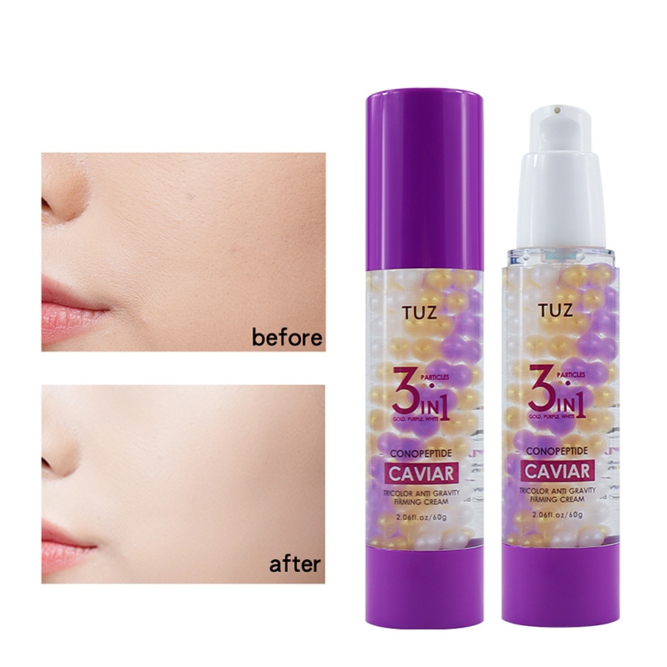 Baza de Machiaj pentru Fata 3 in 1, Caviar Tricolor , Tuz