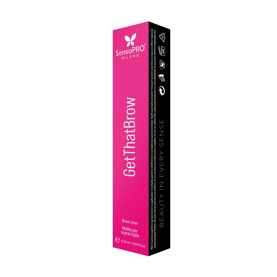 Carioca de Sprancene Get That Brow SensoPRO Milano -Brown — imaginea 4