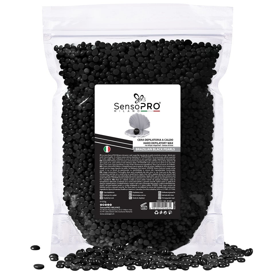 Ceara Epilat Elastica Granule SensoPRO Milano Brazilian Black Pearls, 500g - 3 | YEO