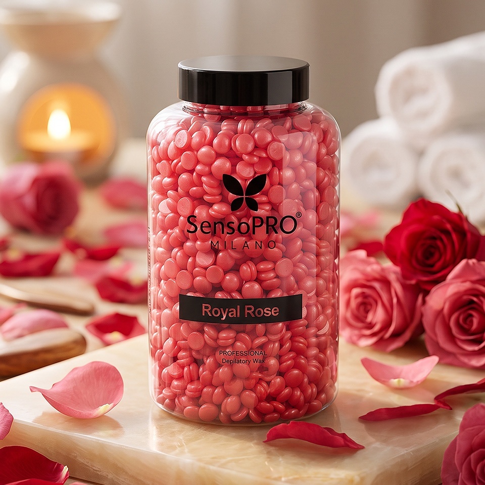 Ceara Epilat Elastica SensoPRO Milano Royal Rose, 400g – imagine 2