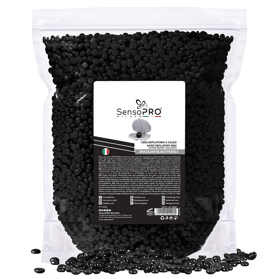 Ceara Epilat Granule SensoPRO Milano Black Pearls, 1000g - 3 | YEO