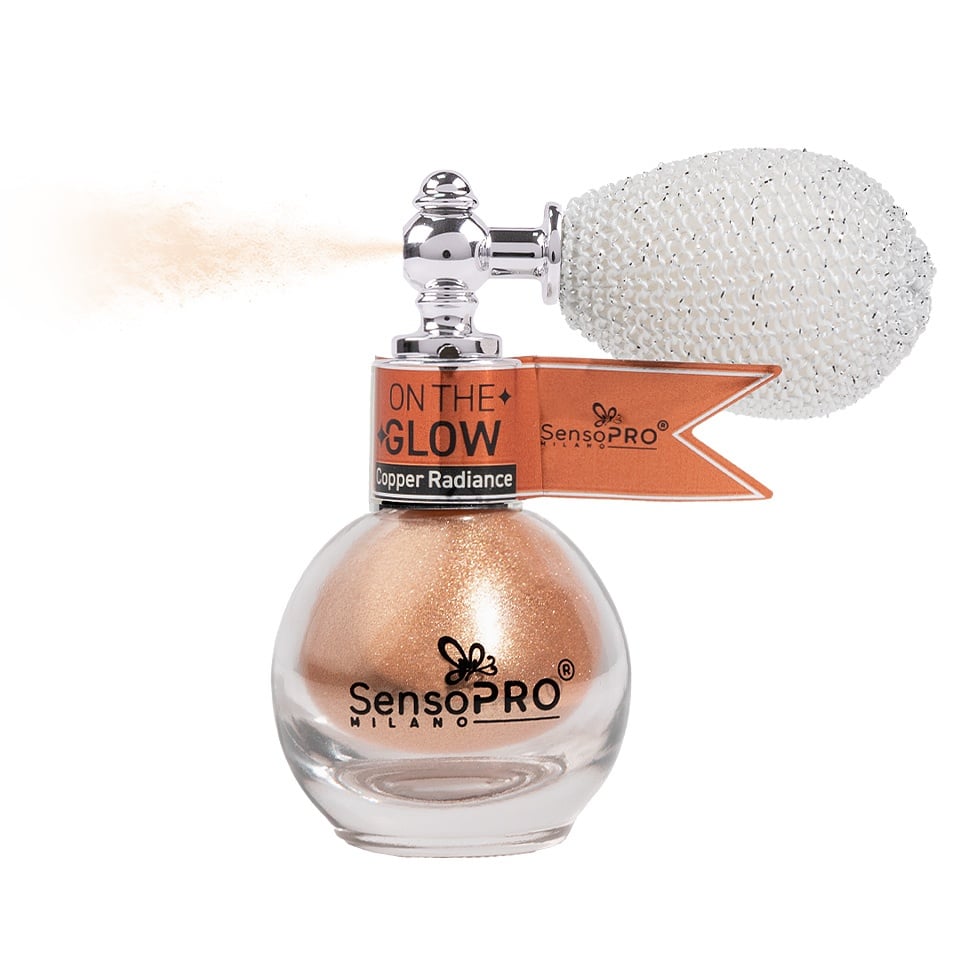 Iluminator Pudra cu Pompita On the Glow SensoPRO Milano, Copper Radiance - 2 | YEO