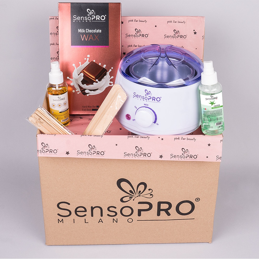 Kit Epilare Ceara Chocolate Premium Care, SensoPRO Milano - imagine 6
