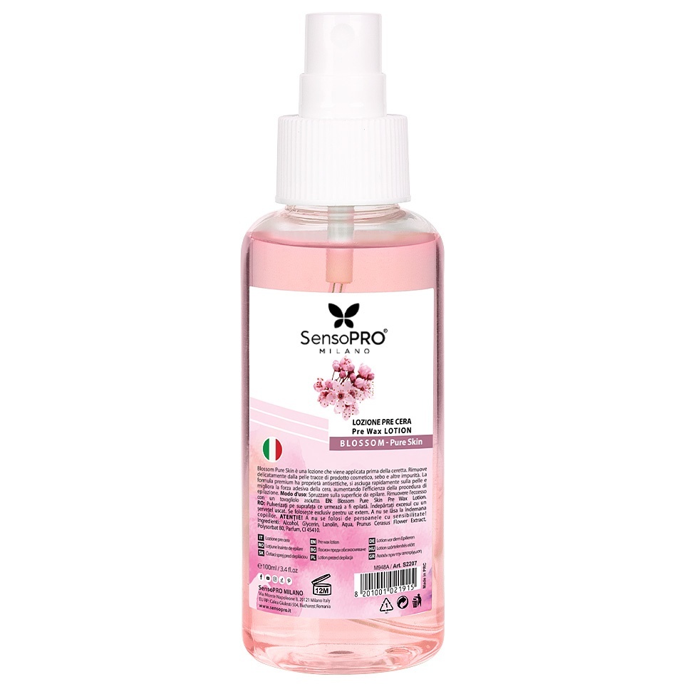 Lotiune inainte de Epilare SensoPRO Milano Blossom, 100ml