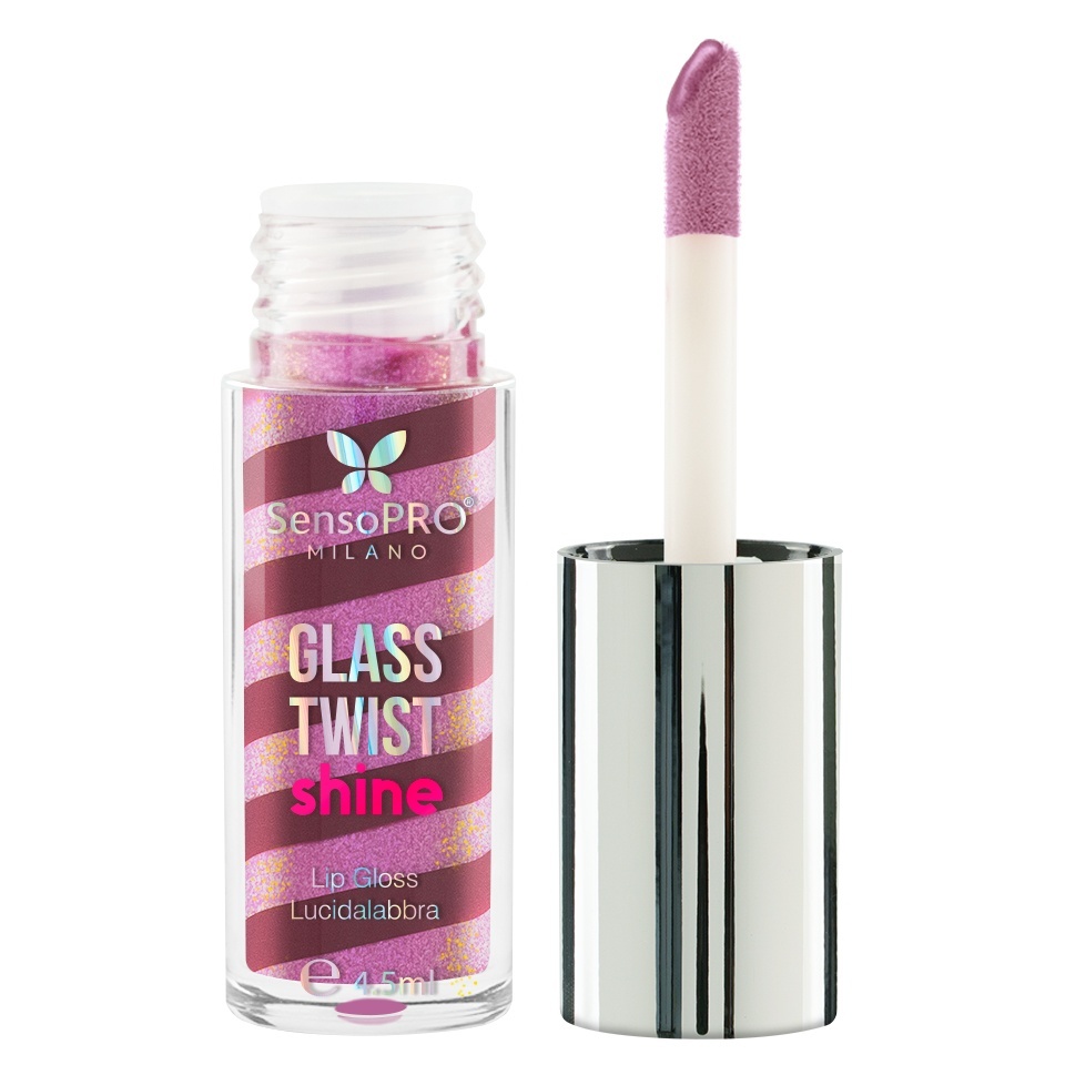 Luciu de buze Glass Twist Shine SensoPRO Milano, Orchid - imagine 4
