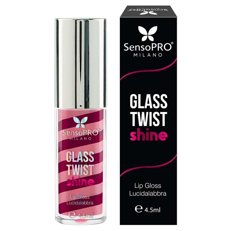 Luciu de buze Glass Twist Shine SensoPRO Milano, Radiant - imagine 4