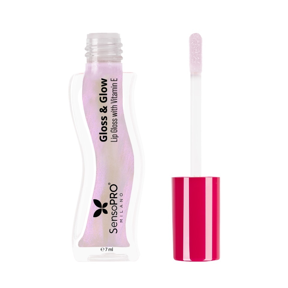 Luciu de Buze Gloss & Glow SensoPRO Milano - Pink Cloud — imaginea 4