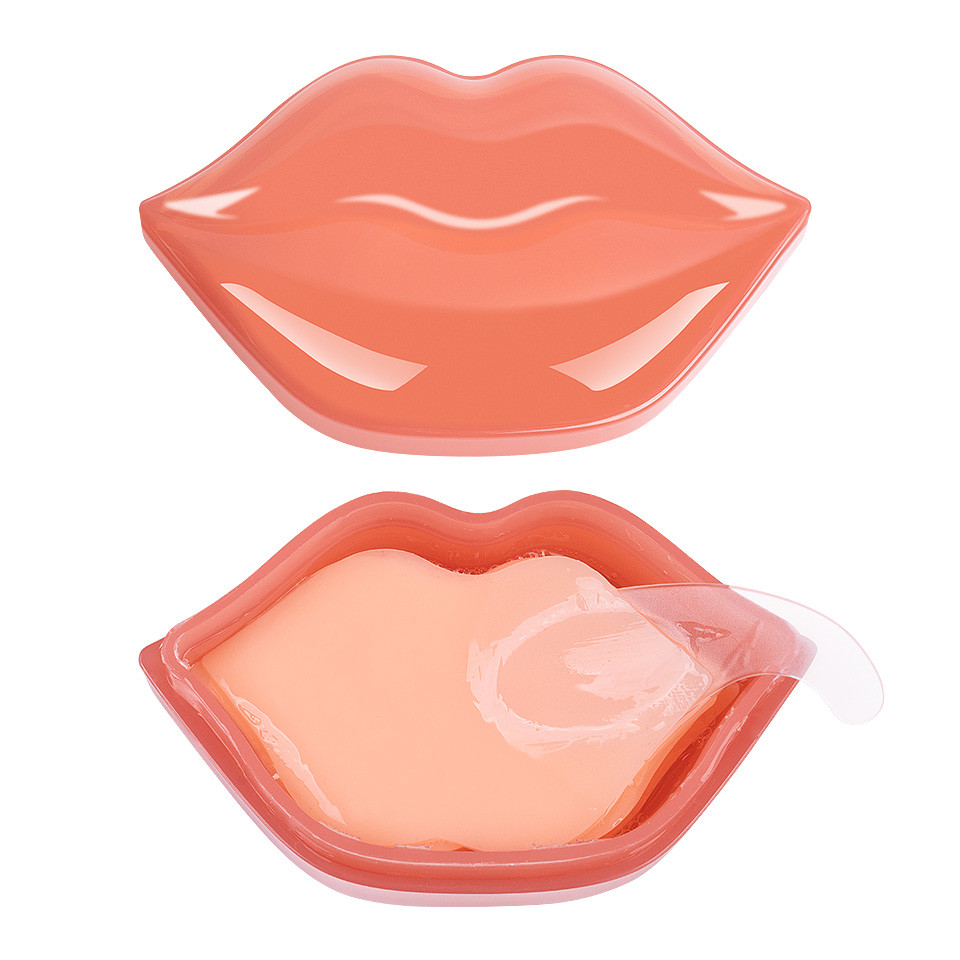 Masca pentru buze Ushas Peach Lip Mask, 22 buc - 3 | YEO