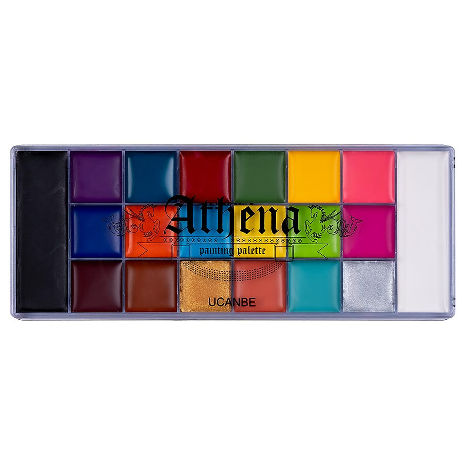 Paleta Machiaj Multicolora UCANBE, Athena Face&Body Painting Palette - 2 | YEO