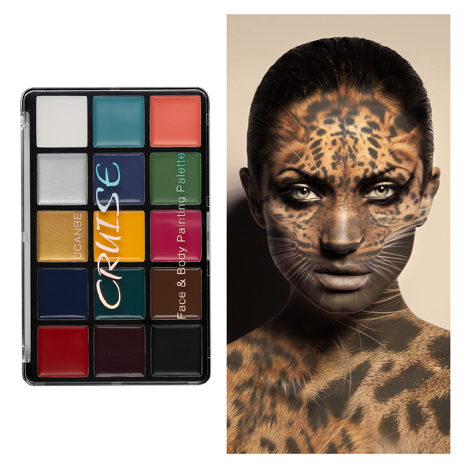 Paleta Machiaj Multicolora UCANBE, Cruise Face&Body Painting Palette - 2 | YEO