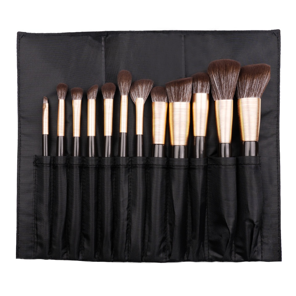 Set 12 Pensule Machiaj LUXORISE Star Glamour + Etui CADOU - 1 | YEO