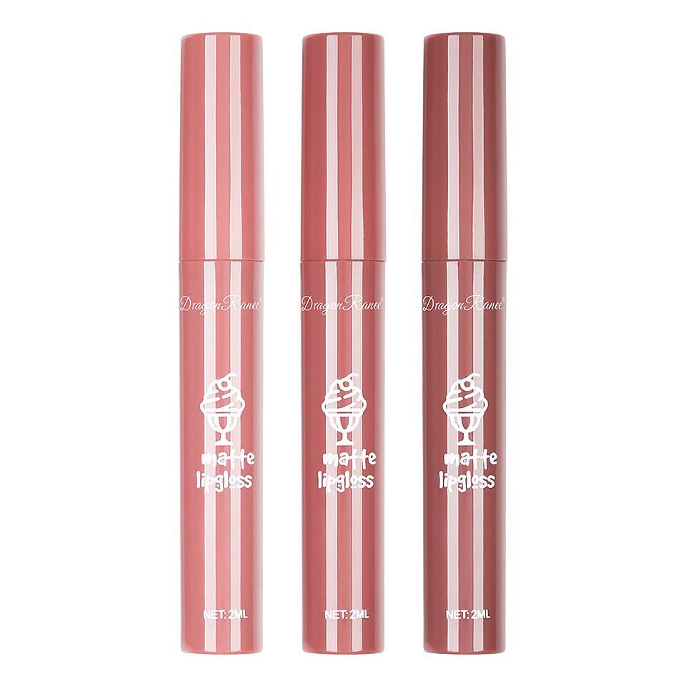 Set 3 Rujuri Lichide Mate Ranee Delicious Matte Lipgloss #A