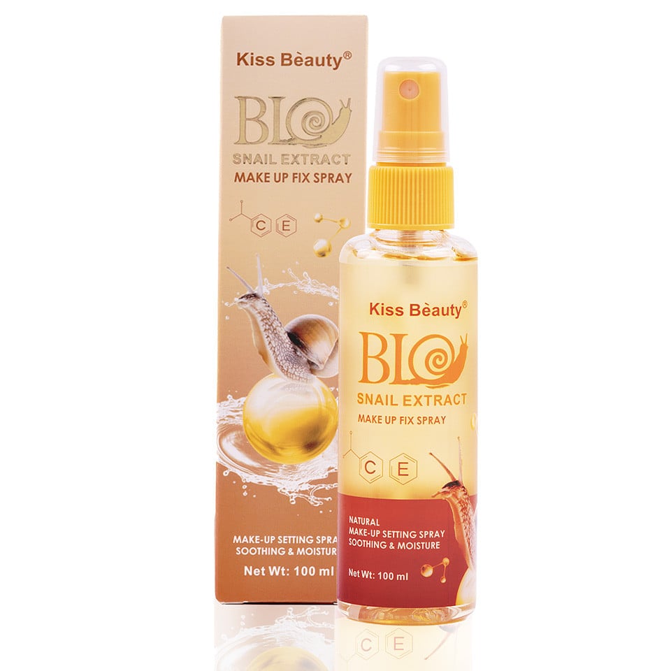 Spray Fixare Machiaj Snail Extract, Kiss Beauty 100ml