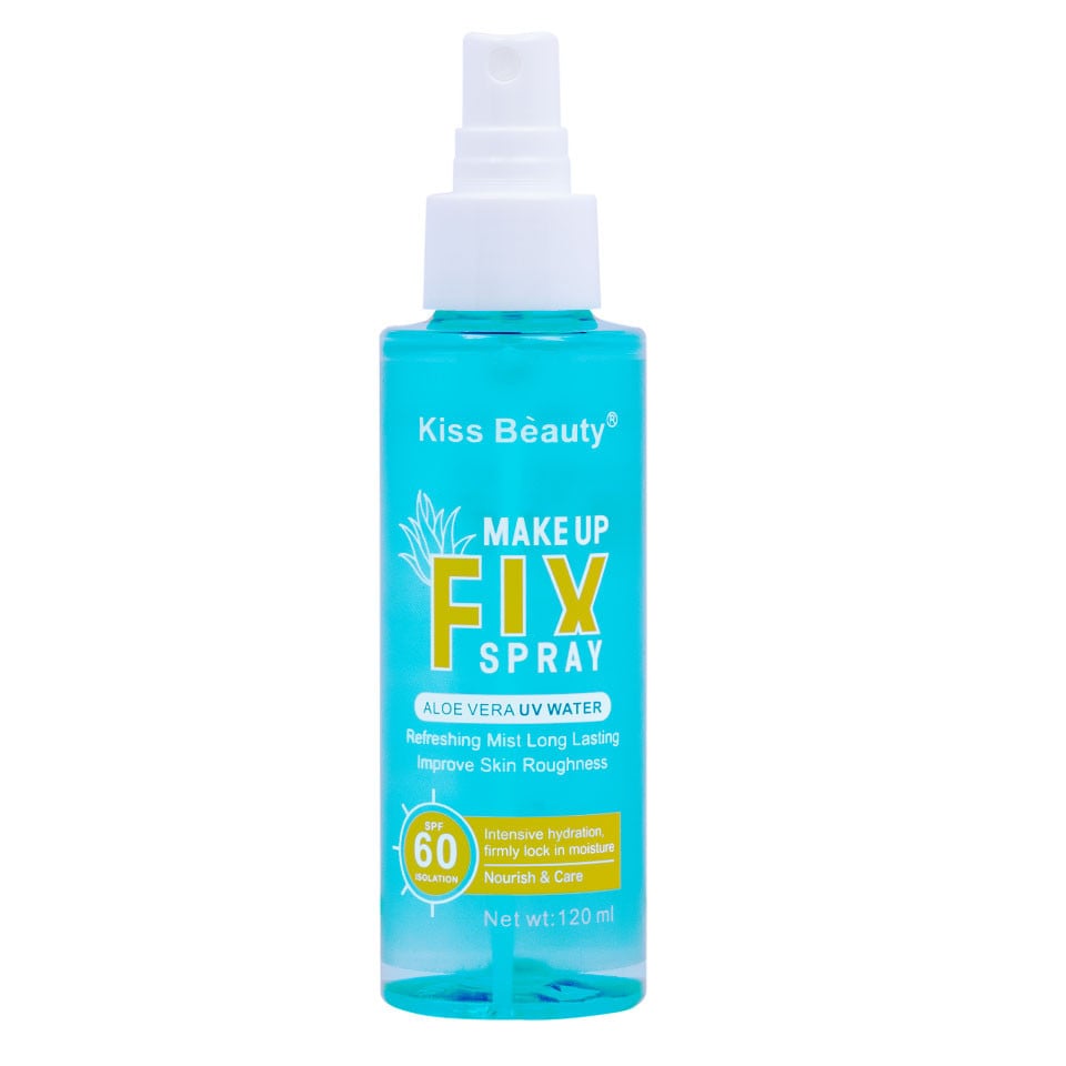 Spray Fixare Machiaj SPF 60 Aloe Vera, Kiss Beauty 120ml - 3 | YEO