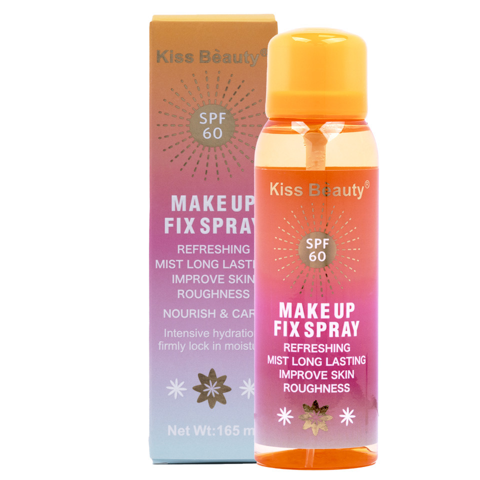 Spray Fixare Machiaj SPF60 Makeup Fix & Refreshing Kiss Beauty, 165ml