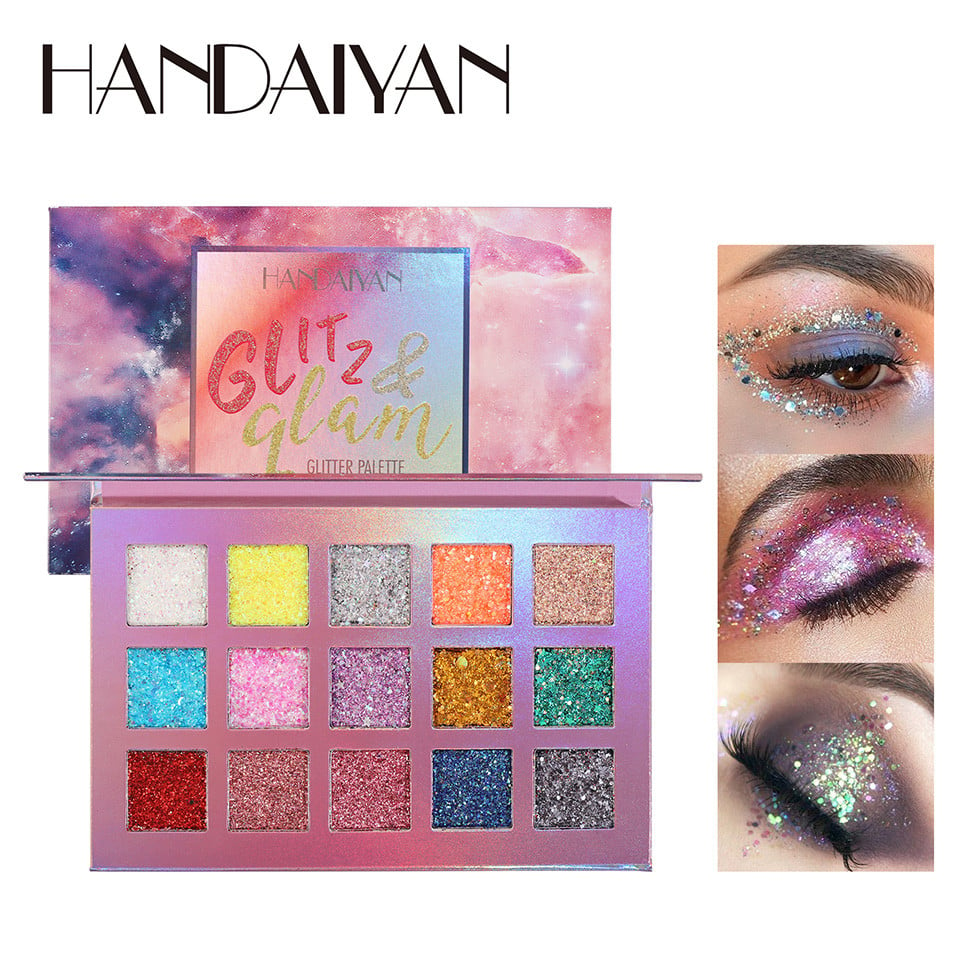 Trusa 15 culori Glitter Palette Handaiyan - 1 | YEO