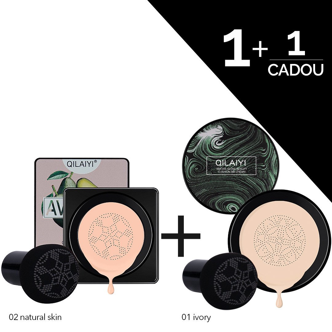 CC Cream Air Cushion Avocado + CC Cream Air Cushion Refreshing Water Beauty Glow Ivory CADOU