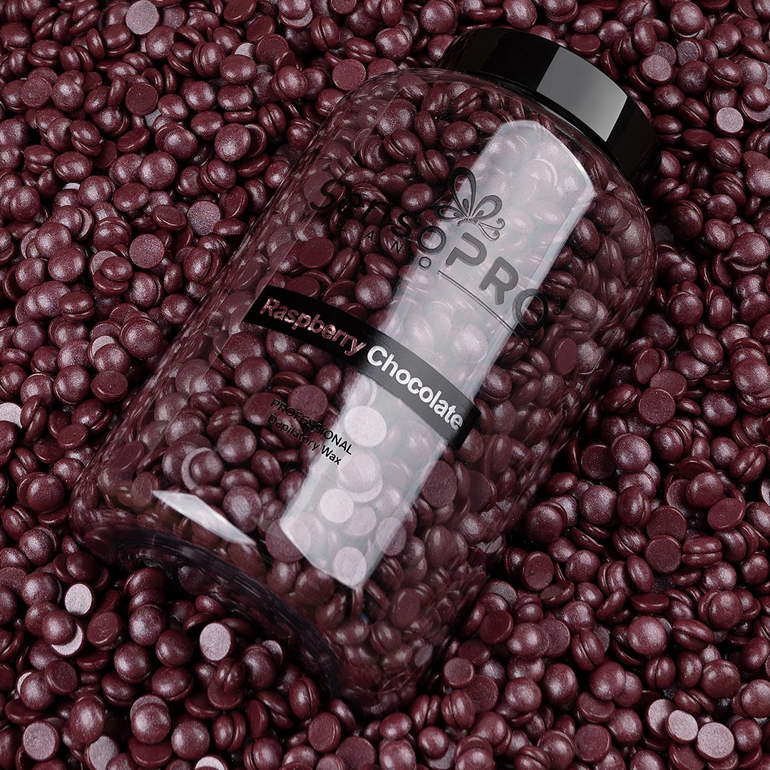 Ceara Epilat Elastica SensoPRO Milano Raspberry Chocolate, 400g - imagine 4